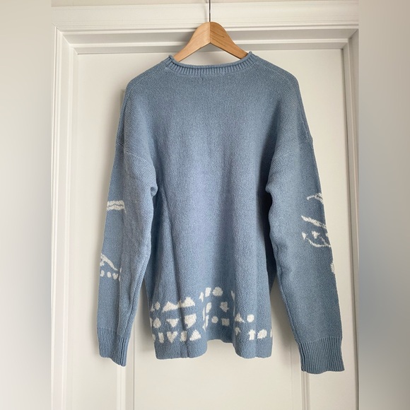 Anthropologie Scotch & Soda Jacquard Crew-Neck Sweater (Size L) - NWT - Picture 6 of 6